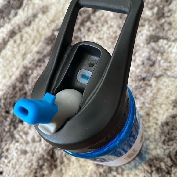 NWT ECOVESSEL THE WAVE TILT FREE DRINKING BOTTLE BLUE 24oz - Picture 6 of 7